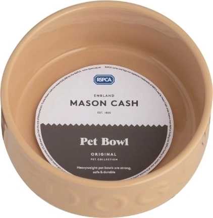Mason Cash Pet Cane Dog Miska pro psy s nápisem Ø 15 cm , světle hnědá
