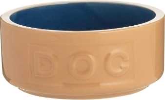 Mason Cash Pet Cane Dog Miska pro psy s nápisem Ø 13 cm , světle hnědá/modrá