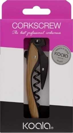 Koala Vývrtka na víno, imitace dřeva