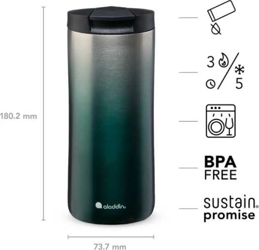 Aladdin Urban Thermavac™ Vakuový termohrnek , 350 ml, Gradient Green