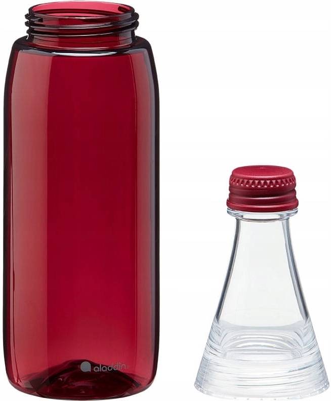 Aladdin Fresco Twist & Go Plastová láhev , 700 ml, vínově červená