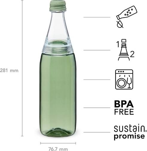 Aladdin Fresco Twist & Go Plastová láhev , 700 ml, šalvějová