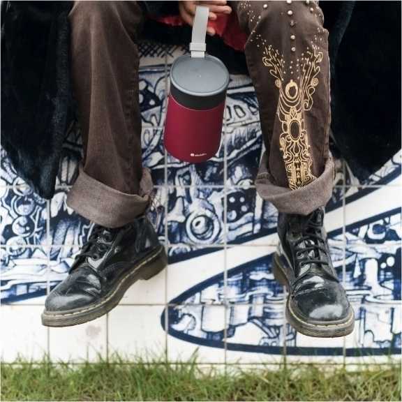 Aladdin Bistro Thermavac™ Nerezová vakuová jídelní termoska  400 ml, vínově červená