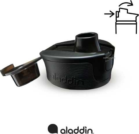Aladdin Sports Tracker Láhev na vodu  800 ml, šedivá