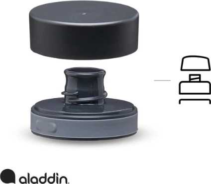 Aladdin Aveo Láhev na vodu, 600 ml, Stone Grey Print