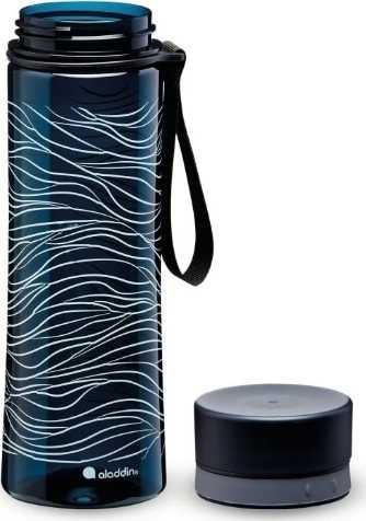 Aladdin Aveo Láhev na vodu, 600 ml, Deep Navy Print