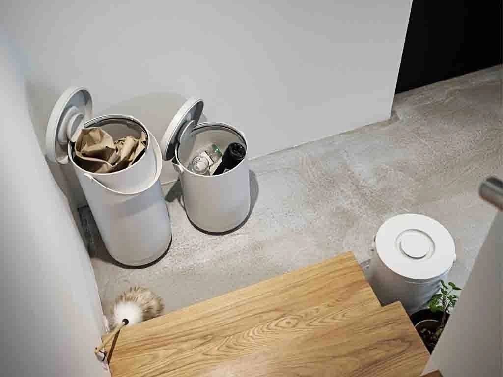 Zone Denmark Kuchyňský koš na bio odpad 35l Circular Warm Grey