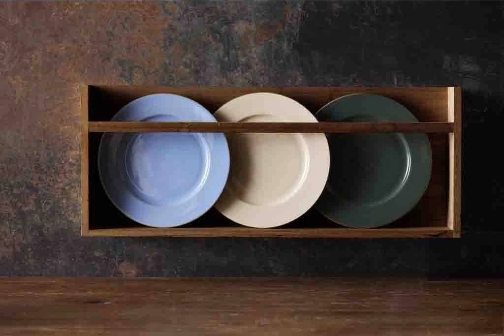 Bitz Mělký talíř 27 cm Wood/Ocean