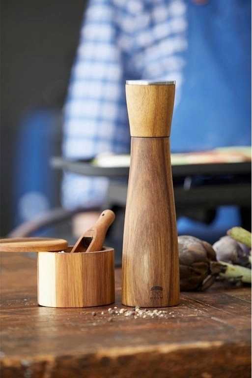 Holm Lžička na sůl 10x3cm Akáciové dřevo