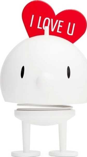 Hoptimist Love bumble l bílá