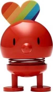 Hoptimist Figurka s duhou s červená