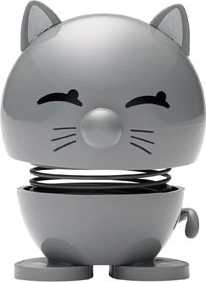 Hoptimist Figurka kočka šedá