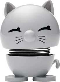 Hoptimist Figurka kočka světle šedá
