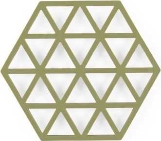 Zone Denmark Silikonová podložka pod horké triangles sage
