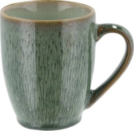 Bitz Lesklý hrnek s ouškem 30cl dark green/light green