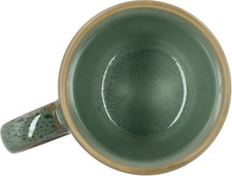 Bitz Lesklý hrnek s ouškem 30cl dark green/light green
