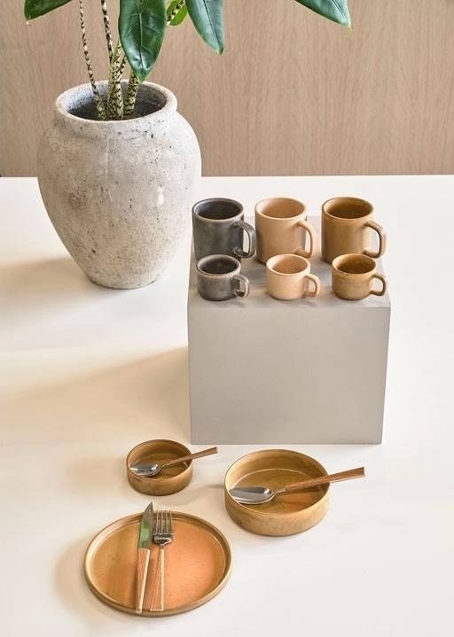 Villa Collection Porcelánový hrnek na espresso fjord 0,1l cream (sada 2 ks)