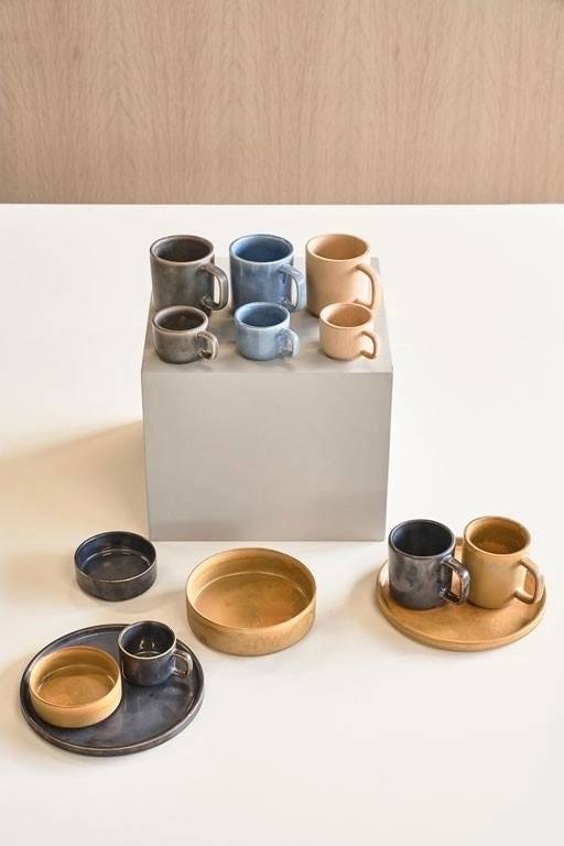 Villa Collection Porcelánový hrnek fjord 0.25l cream (sada 2 ks)