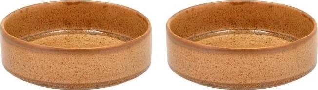 Villa Collection Porcelánová mísa fjord 0.45l amber (sada 2 ks)