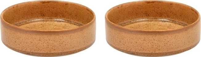 Villa Collection Porcelánová mísa fjord 0.45l amber (sada 2 ks)