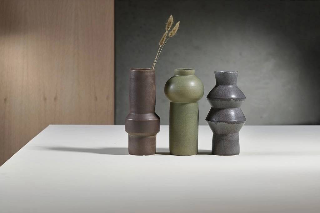 Villa Collection Váza rost 14x30cm green