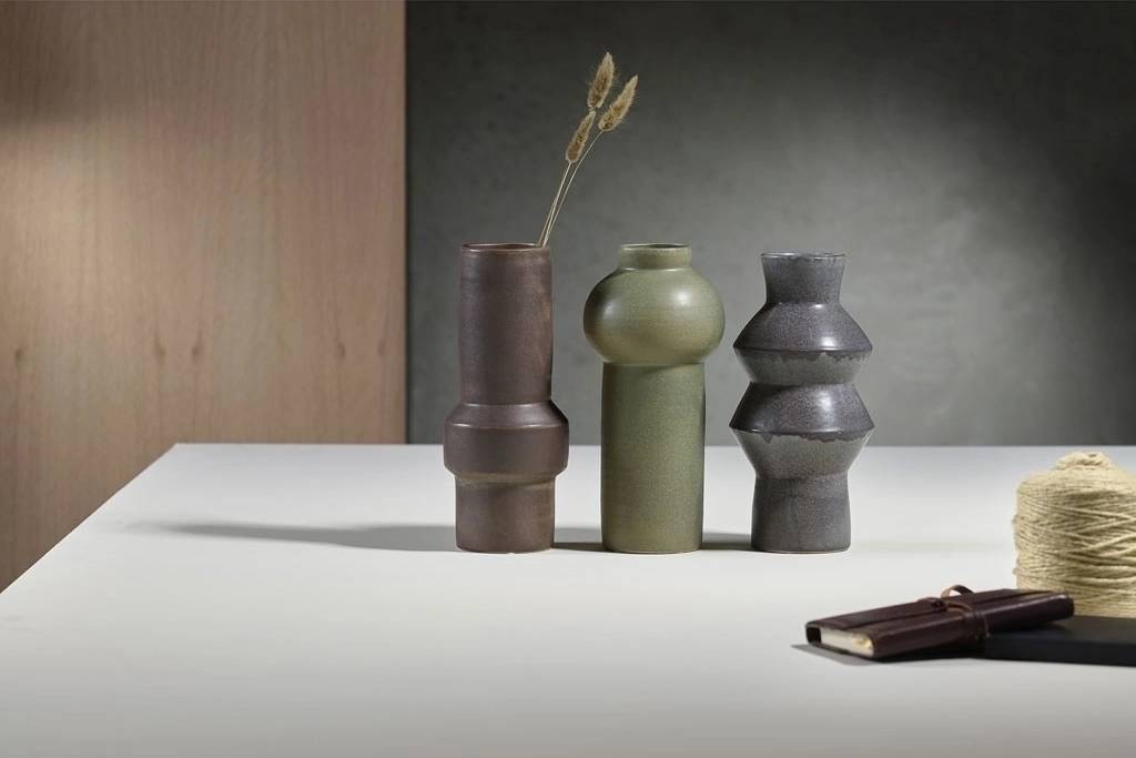 Villa Collection Váza rost 14x30cm green