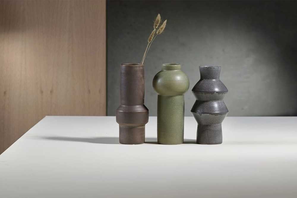 Villa Collection Váza rost 14x30cm green