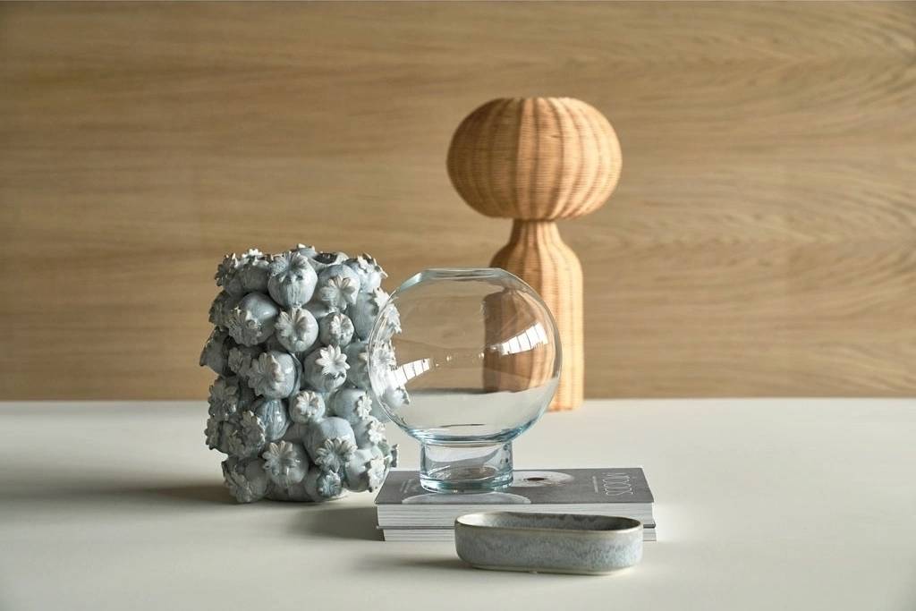 Villa Collection Váza/květináč elha 32cm cream