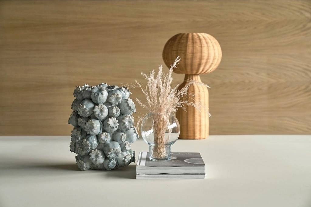 Villa Collection Váza/květináč elha 32cm cream