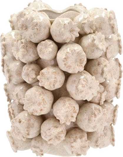 Villa Collection Váza/květináč elha 32cm cream