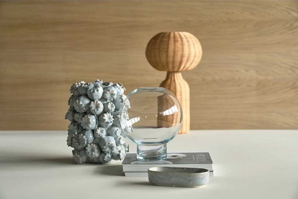 Villa Collection Váza/květináč elha 32cm cream