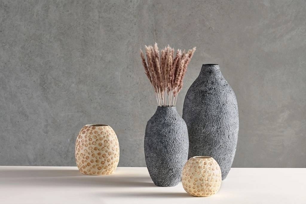 Villa Collection Váza torden 24 x 43 cm black