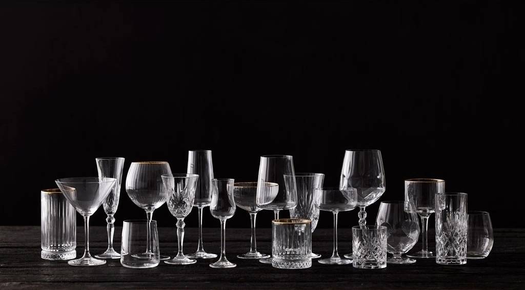 Lyngby Glas Sklenice longdrink firenze gold 45 cl clear (4 ks)