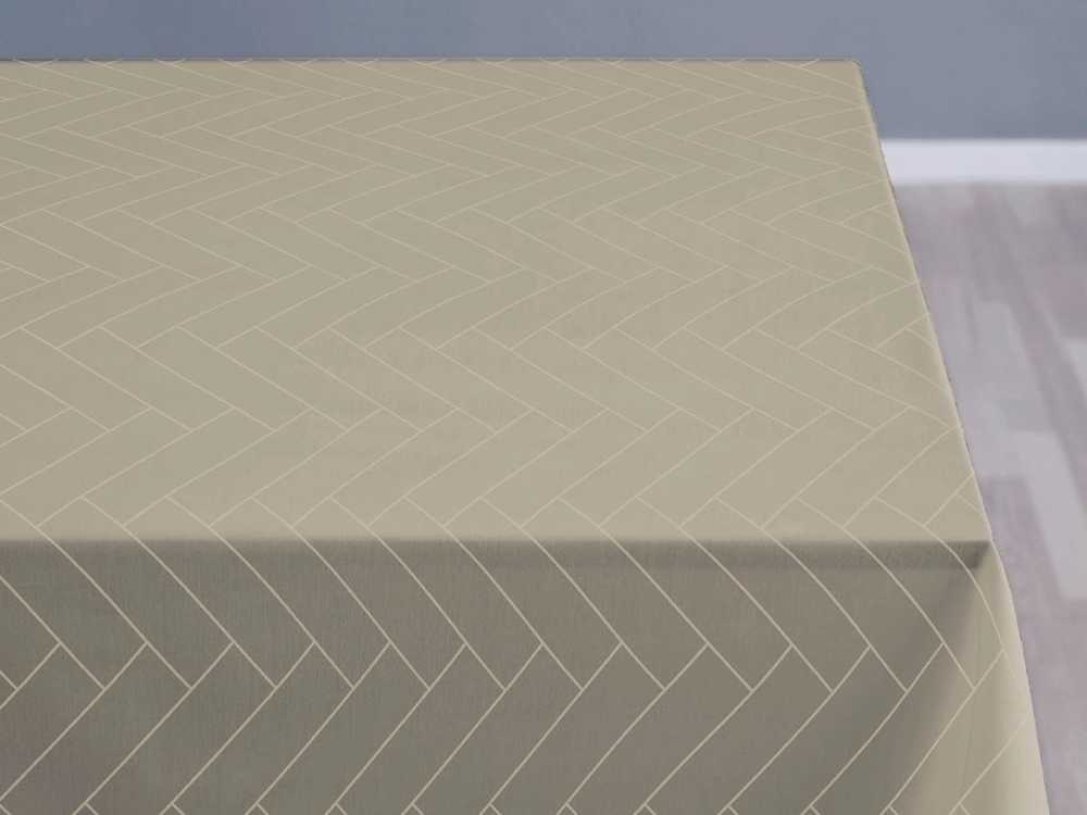 Södahl Kuchyňský ubrus 140x320 tiles damask eucalyptus