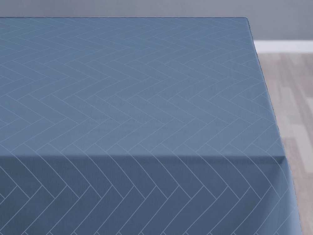 Södahl Kuchyňský ubrus 140x370 tiles damask sky blue