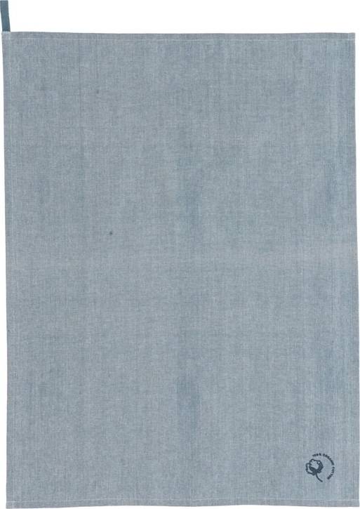 Södahl Kuchyňská utěrka z organické bavlny 50x70 chambray organic china blue