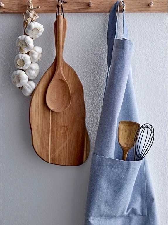 Södahl Kuchyňská zástěra z organické bavlny 70x90 chambray organic china blue