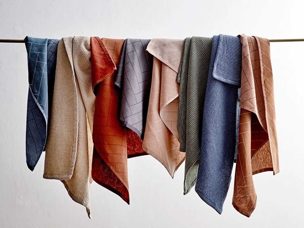 Södahl Ručník 50x70 waffle kitchen china blue