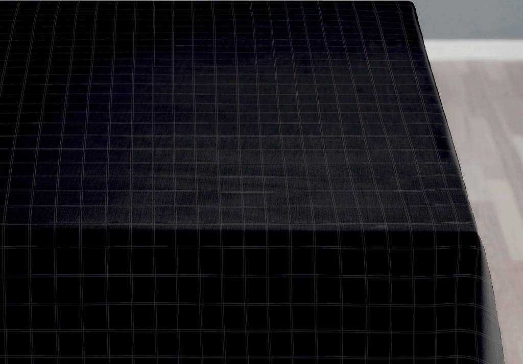 Södahl Akrylový ubrus s protiskluzovou úpravou 140 cm (role 20m) clear damask black