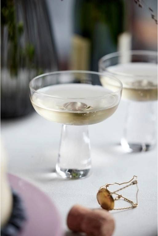 Bitz Sklenice na sekt statue 27,5 cl (sada 2 ks) clear