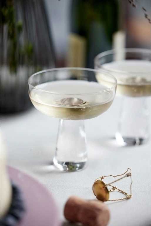 Bitz Sklenice na sekt statue 27,5 cl (sada 2 ks) clear