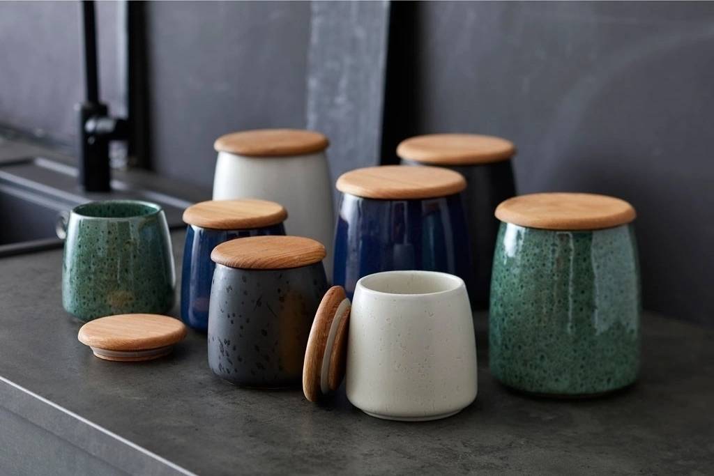 Bitz Dóza s víkem 12 cm green