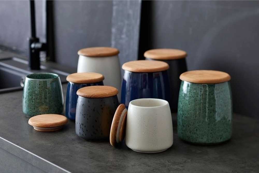 Bitz Dóza s víkem 12 cm green