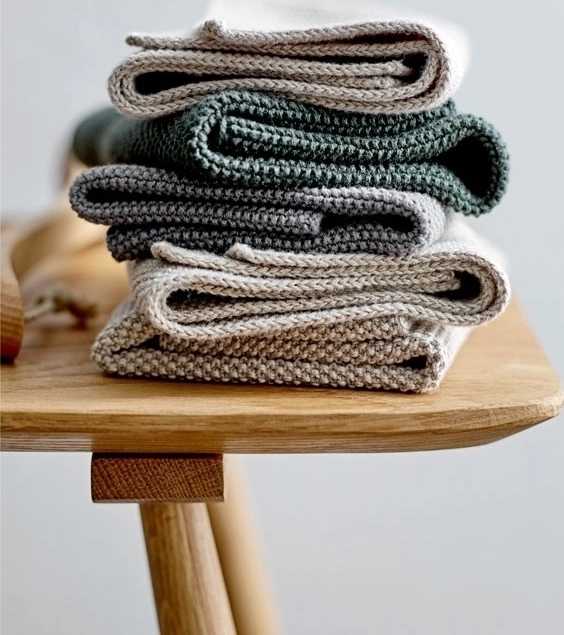 Södahl Kuchyňská utěrka forest green (sada 3 ks)