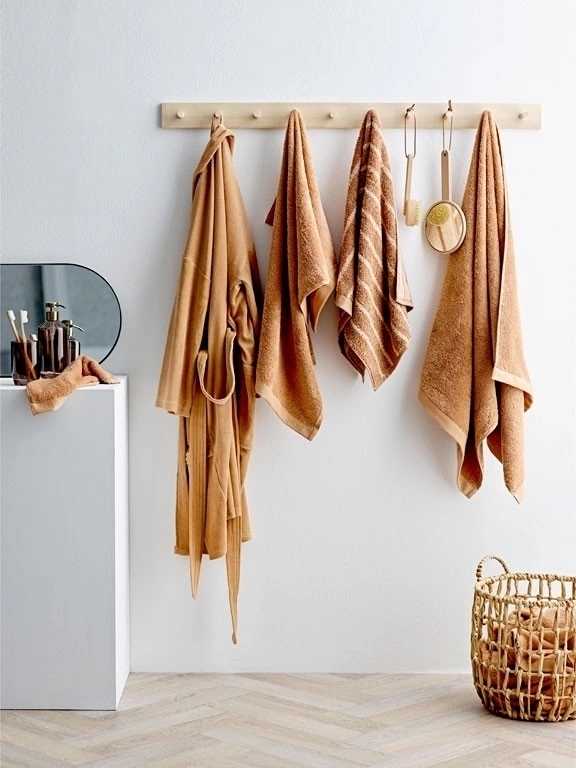 Södahl Ručník z organické bavlny 50x100 comfort organic camel