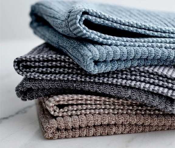 Södahl Ručník z organické bavlny 50x100 melange atlantic