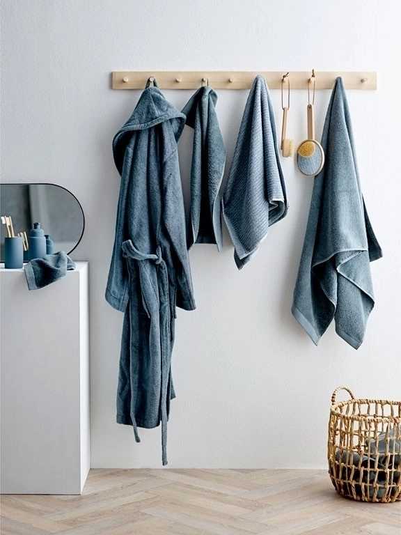 Södahl Ručník z organické bavlny 40x60 melange atlantic 2 pcs