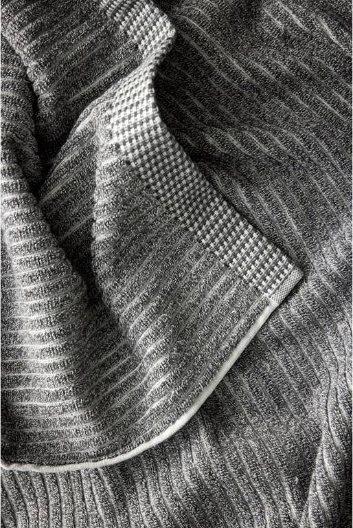 Södahl Ručník na obličej z organické bavlny 30x30 melange ash (sada 4 ks)