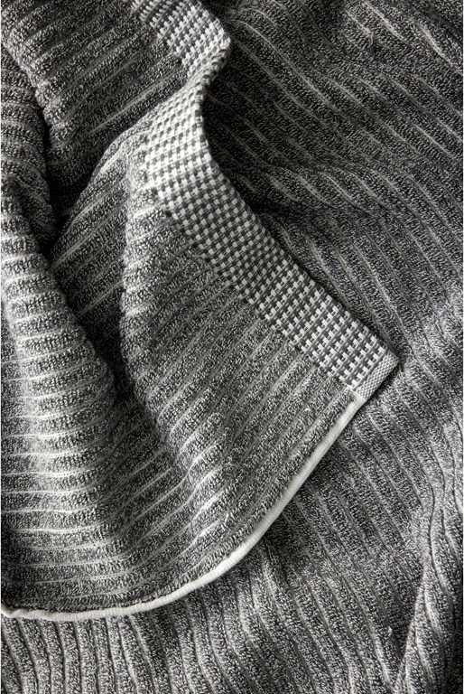 Södahl Ručník na obličej z organické bavlny 30x30 melange ash (sada 4 ks)