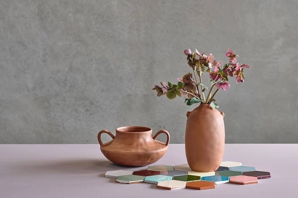 Villa Collection Váza ro 16x16x27,3 cm terracotta